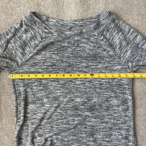 Lou & Grey Sweatshirt Womens XS Grey Terry Pullover Comfort Lounge Sweater - Picture 6 of 8